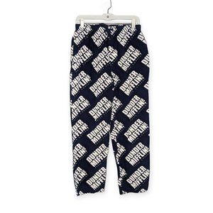 The Office Dunder Mifflin Navy & White Pull On Lounge Pants Size Medium